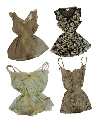 Y2K Earth Tones Riot Cami Tops-ST-134