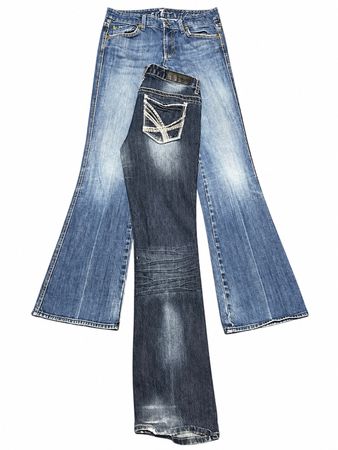 Unbranded y2k bootcut 12peças
