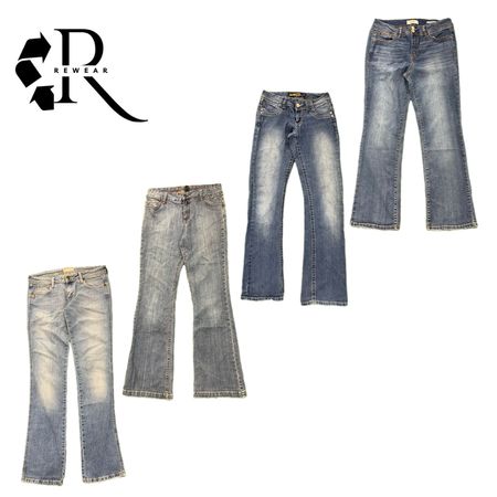 Y2K Unique Girl Denim Jeans RW -2524