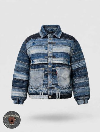 Giacca di jeans Levi's con cintura riciclata