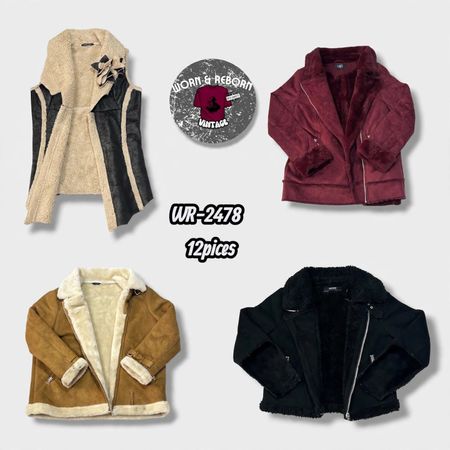 Y2k Afghan coat WR-2478