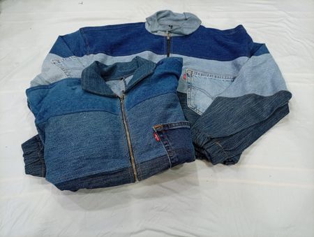 CR11141 Upcycled Levi’s Cropped Jackets