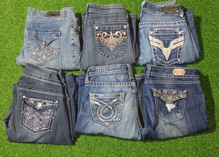 MISS CHIC AND OTHER MIX BRANDS JEANS  (B 123)