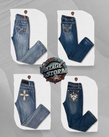 Y2K Embellished Jeans