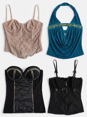 Y2K cami tops