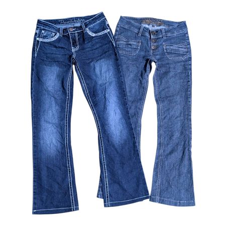 Y2K Vintage Low Rise Flare Bootcut Jeans