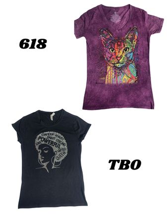 Printed t shirt for women (brand) the mountain,sonoma,tommy Hilfiger etc. 618