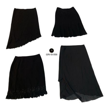 3. Women’s Vintage Poly Skirt – Premium Retro Y2K Style. (GRV-8-059)