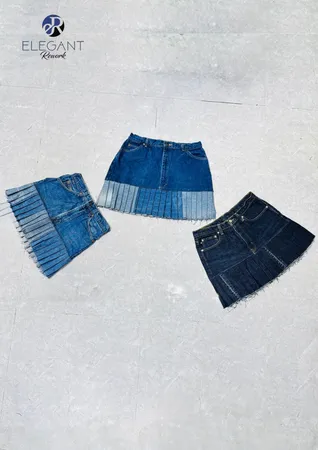 Jupes en denim recyclé - EVR0494