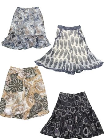 Y2K Eclectic Print Skirts Mix