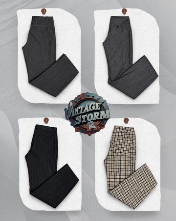 Pantalons de bureau Y2K