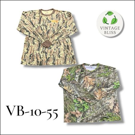 Realtree Camo T-Shirt Wholesale Bundle – Assorted Styles  (VB-10-55) 10 piece