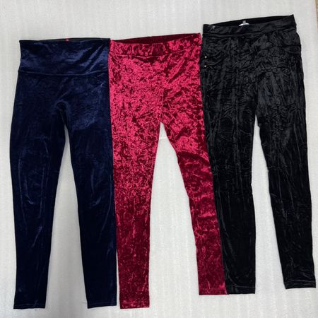 Velvet leggings