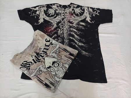 CR12648 Vintage Skull T-Shirts