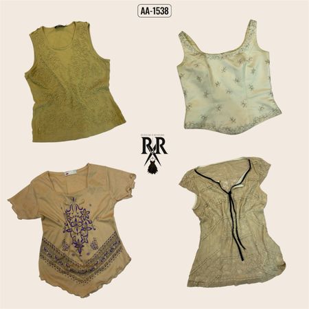 Y2k Soft Girl Aesthetic Mix Tops (AA-1538)