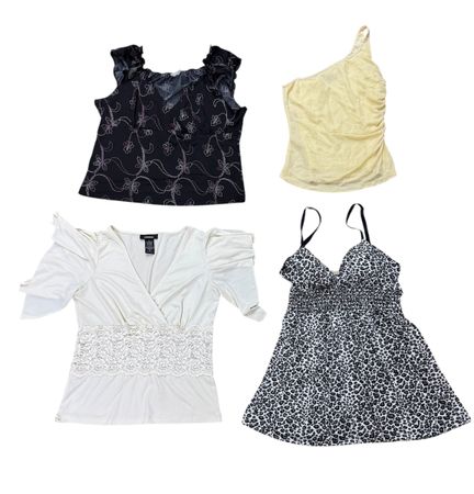 Y2K Sheer Tops 10 pcs At 1525