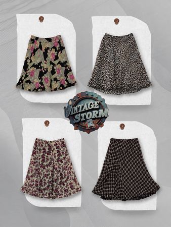Y2K Grunge Poly Skirts
