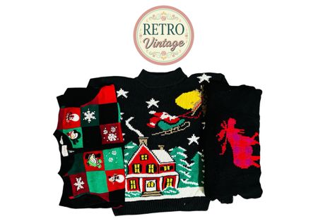 Weihnachten Vintage & einzigartiger Pullover-Stil |E|