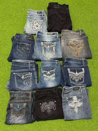 Tv206 Embroidered Jeans 11P