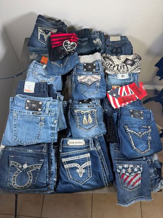 HUGE Grails Y2K Mix Mcbling Grunge Goth | Miss Me | Affliction | TRIPPNYC | Abbey Dawn | Big Star |BKE | RockRevival | Big Star | Wallflower | Echo Ultd & More