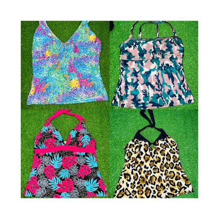 Camisole floral fabric nylon