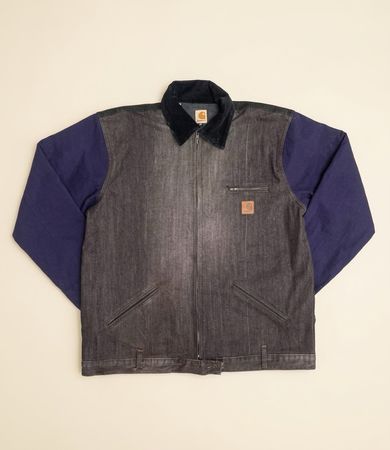 Jackets de Denim e Canvas Detroit Carhartt Upcycled | Pacote Refeito Premium (Dc-10-184)