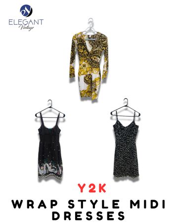 Y2K warp Style Midi Dresses - EV1979