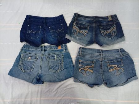 CR10643 Y2K Mini Denim Shorts