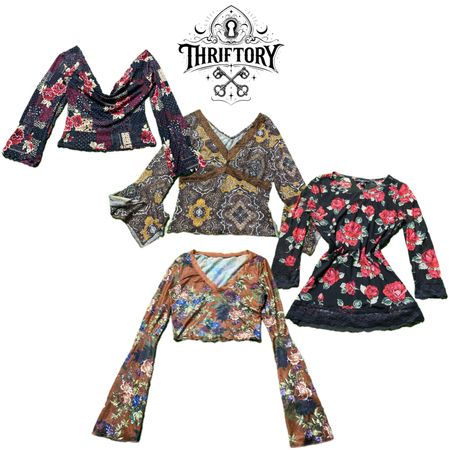 Y2K Nature Vibe Printed Full Sleeve Tops TY-121