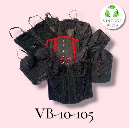 Y2K Corset Wholesale Bundle – Assorted Styles 10 Piece (VB-10-105)