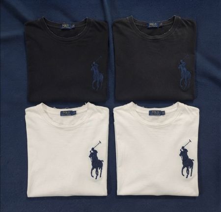 Camisetas de Gola Redonda Big Pony da Polo Ralph Lauren