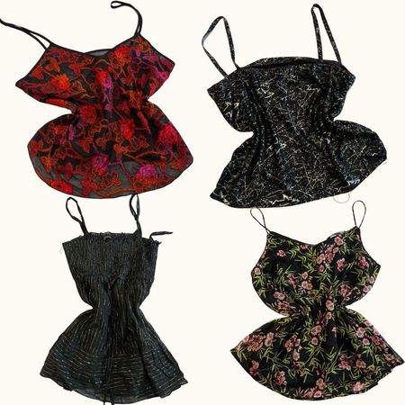 Y2K Stardust Cami Tops - ST-054