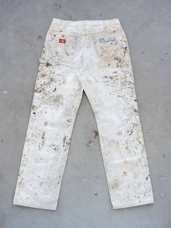 Dickies white painters pants