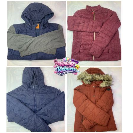 Y2K Vintage Puffer & Quilted Jacket Bundle | VRJ-007