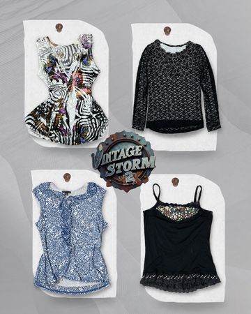 Tops de revente Y2K