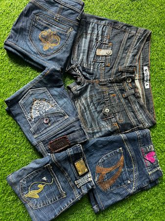 Baby phat & other brands mini shorts & skirt BN o777