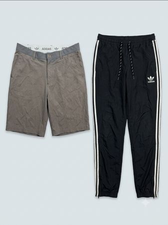 Addidas track pant and shorts (5 piece) bundle