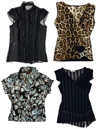 Y2K Trashy Glam Night Out Tops: TT-320