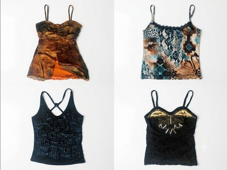 Y2K cime tops 15 pcs