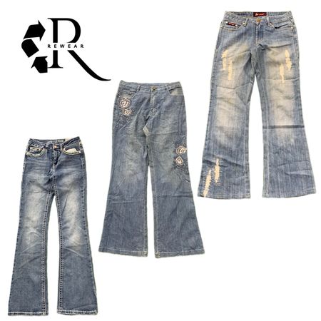 Y2K Unique Girl Denim Jeans RW-2504