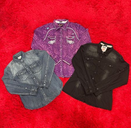 Y2K Button Up Blouses - wc#143 (13/09)