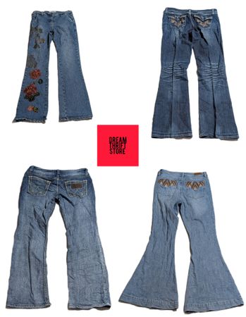 BUNDLE NUMMER # 031 Y2K INSPIRIERTE JEANS EINGESCHLOSSEN SILVER, APT.9, ETC.