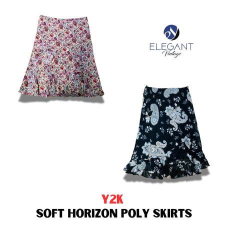 Y2K  Soft Horizon Poly Skirts - EV1110