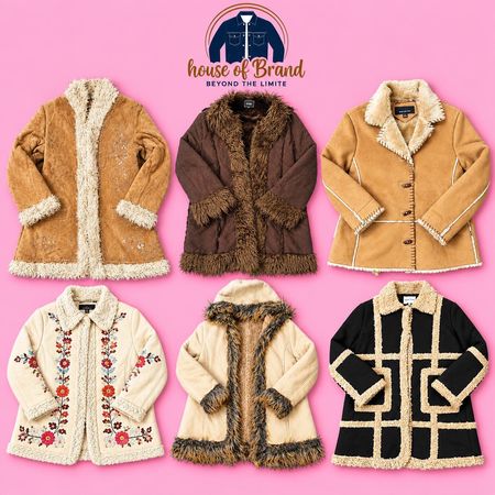 Vintage y2k Afghan coats and vest