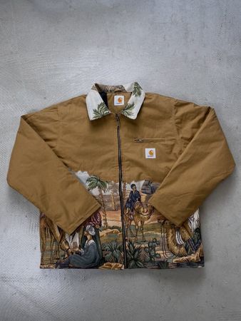 Jaqueta de Tapeçaria Curdoury Upcycled Carhartt