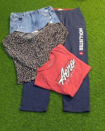 7819 - American Eagle, Aeropsotale, Hollister and Abercrombie Shirt, short,Skirt, T-Shirt, Blouse, Trousers and Dress