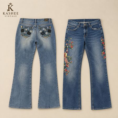 vintage flared jeans