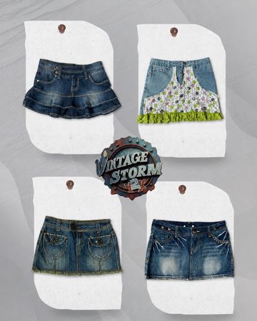 Jupes en denim Y2K