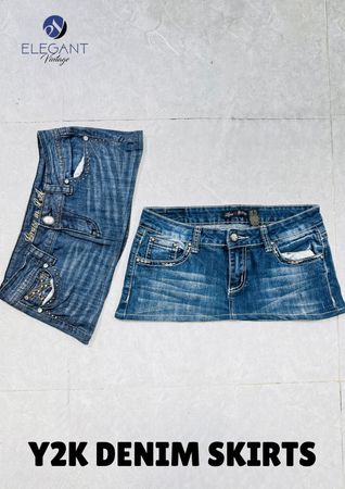 Gonnelle in denim Y2K riciclate - EVR0666