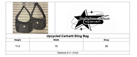 Upcycled Carhartt Sling Bag